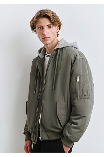 Mavi Πράσινο παλτό με κουκούλα 0110563-86961