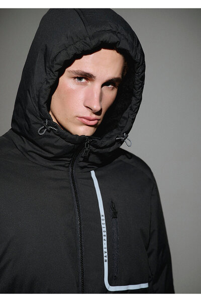 Mavi Αδιάβροχο K με κουκούλα Μαύρο Παλτό 0110463-900