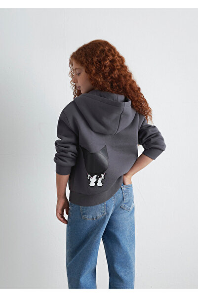 Mavi Kuromi cu imprimeu Swea cu fermoar tricou 7S10167-85309