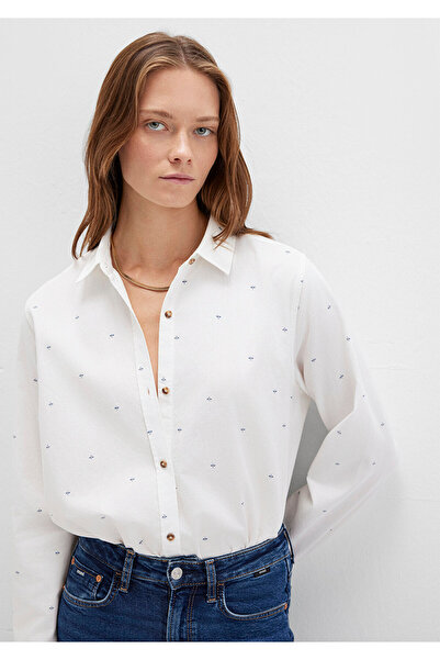 Mavi Printed White Shirt Loose Fit / Relaxed Fit 1211286-91353