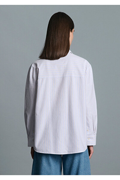 Mavi Ριγέ πουκάμισο Loose Fit / Χαλαρή Άνετη Κοπή 1211420-91460