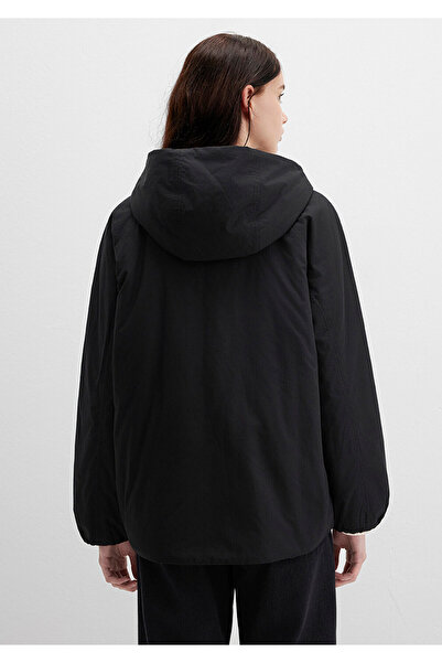 Mavi Hooded Black Jacket Loose Fit / Relaxed Fit 1110762-900