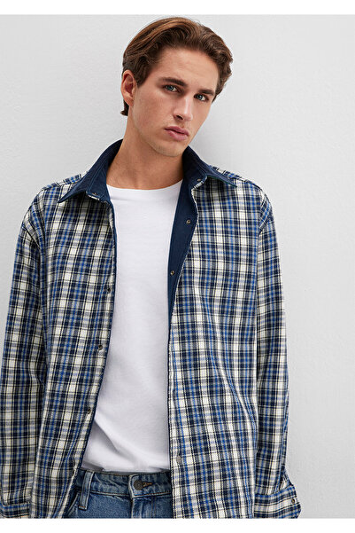 Mavi Двосторонній синій сорочка Loose Fit / вільний крій 0211783-80872