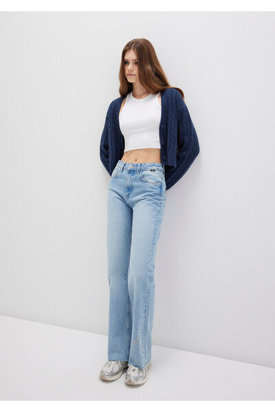 Mavi Buttoned Navy Blue Cardigan Regular Fit 1710576-70488