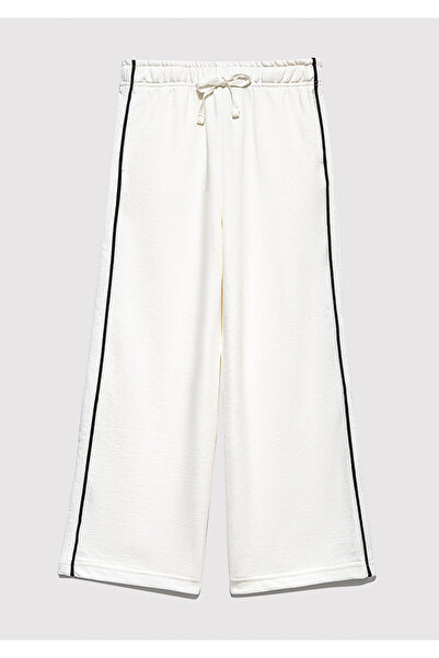 Mavi White Sweatpants with Stripe Detail 7010021-70057