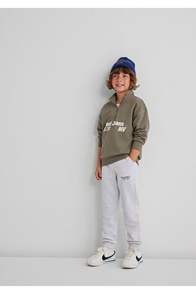 Mavi με τύπωμα Γκρι αθλητικό παντελόνι 6010021-88467