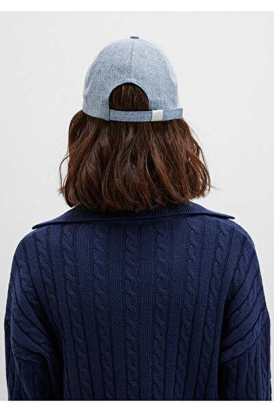 Mavi M Logo Nakışlı Açık Denim Şapka 1913467-82324
