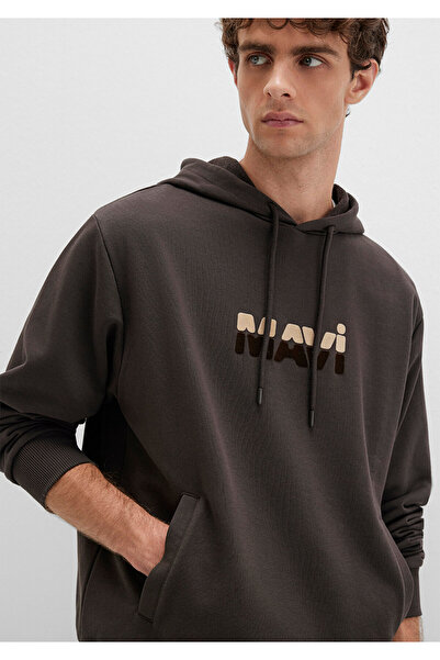 Mavi Φούτερ καφέ με τυπωμένο λογότυπο 0S10395-70219