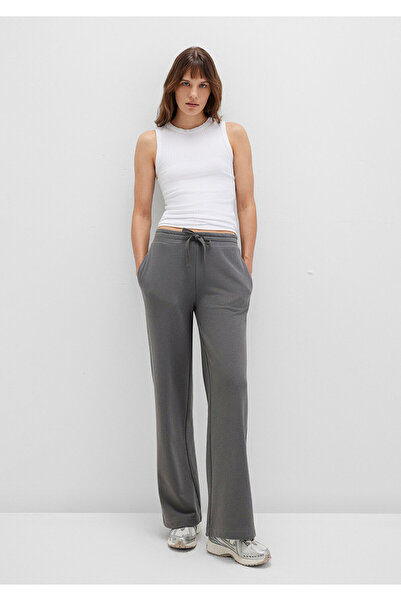Mavi Wide Leg Gray Basic Sweatpants 1011057-70096