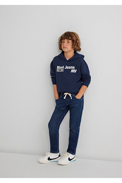 Mavi Pantaloni de jeans pentru băiat întunecat M6011656-90941