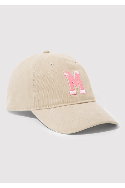 Mavi M Nakışlı Bej Şapka 1912255-34056