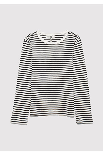 Mavi Tricou cu dungi basic Fitted / mulat croială 7610351-86625