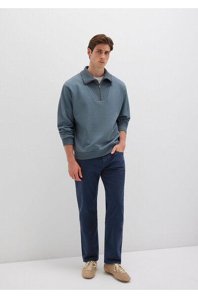 Mavi Παντελόνι Lisbon Dark Navy Blue Denim Gabardine 0010039-90682