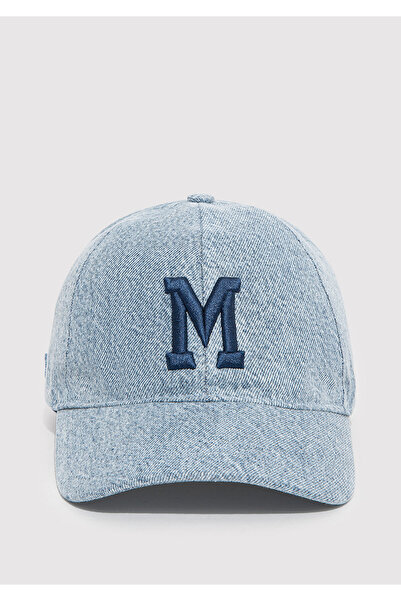 Mavi M Logo Nakışlı Açık Denim Şapka 1913467-82324