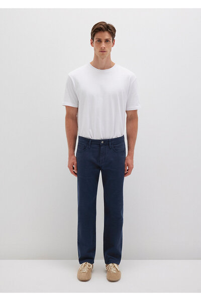 Mavi Παντελόνι Lisbon Dark Navy Blue Denim Gabardine 0010039-90682