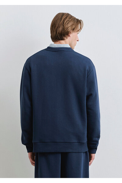 Mavi Φούτερ με λογότυπο Navy Blue 0S10467-70497