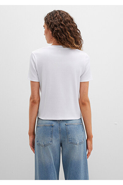 Mavi Labeled White T-Shirt Slim Fit / Slim Fit 1613382-620