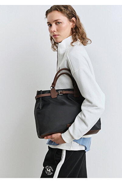 Mavi Ecru-Sweatshirt mit halbem Reißverschluss und Logo-Print 1S10373-70057