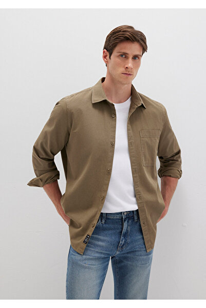 Mavi Brown Shirt Regular Fit / Regular Cut 0211658-71816