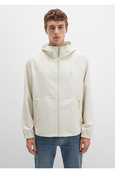 Mavi Αδιάβροχο K με κουκούλα Ecru Jacket Regular Fit / Κανονική εφαρμογή 0110610-70134