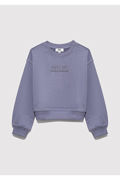 Mavi Jns Printed Purple Sweatshirt 7S10146-88095