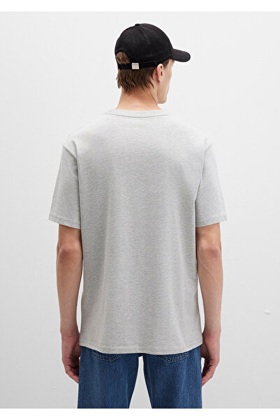 Mavi Λογότυπο με στάμπα γκρι μπλουζάκι Loose Fit / Loose Relaxed Fit 0613023-80018