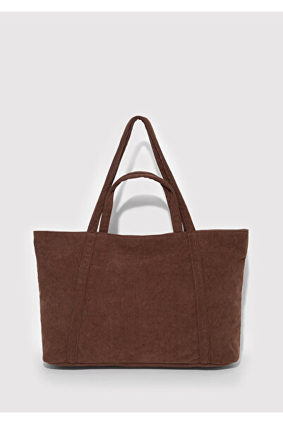 Mavi Brown Velvet Shoulder Bag 1913398-71595