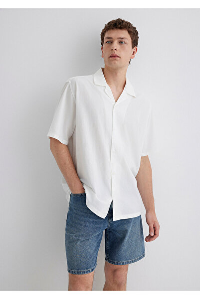 Mavi White Shirt Loose Fit / Loose Relaxed Fit 0211519-70057