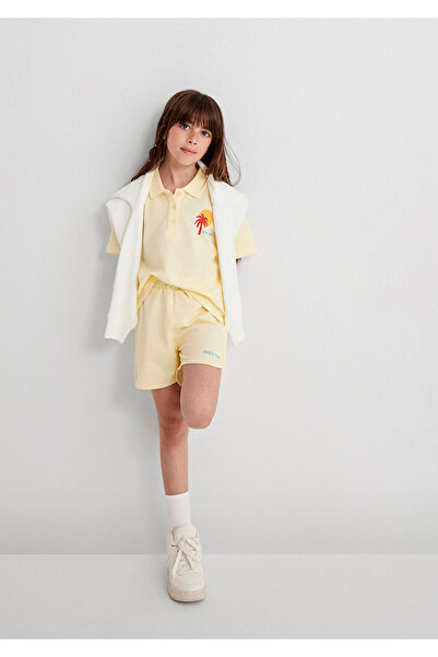 Mavi Venice 1991 Printed Yellow Shorts 7410006-89143