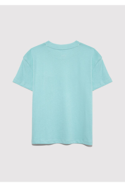 Mavi Tricou verde cu logo imprimat Loose Fit / Croi comod 7610386-71748