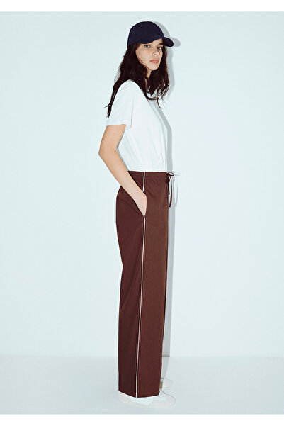 Mavi Brown Pants with Tie Belt 1011068-70242