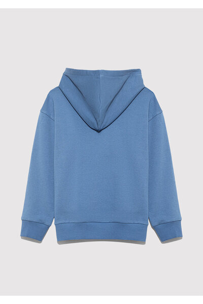 Mavi Hanorac imprimat cu logo 6S10143-83767