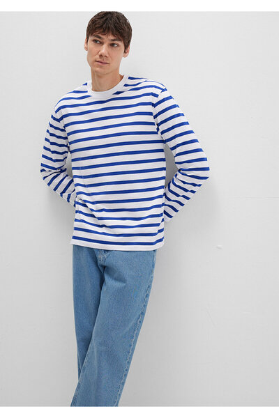 Mavi Ριγέ μπλουζάκι Loose Fit / Loose Relaxed Fit 0612857-70907