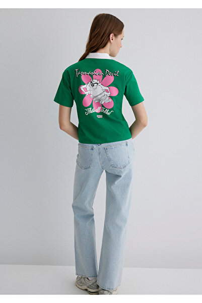 Mavi Tasmanian Printed Green T-Shirt Regular Fit / Regular Cut 1613356-90731