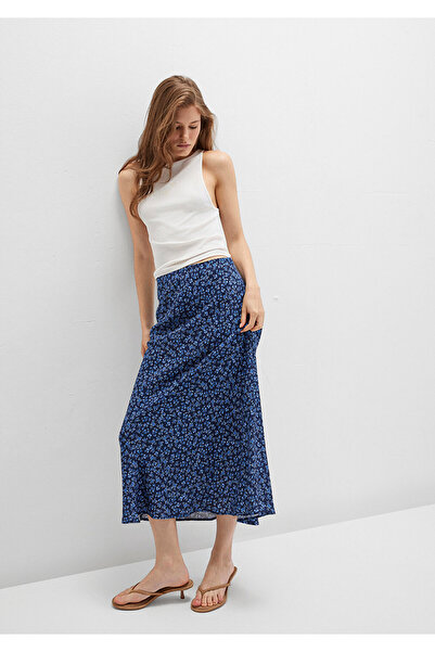 Mavi cu imprimeu Fusta midi bleumarin 1310583-91323