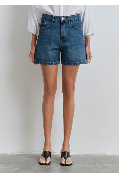 Mavi Verna 90S Dark Blue Jean Shorts 1410059-89748