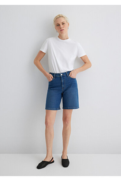 Mavi Eliana Everyday Dark Jean Shorts 1411221-89749