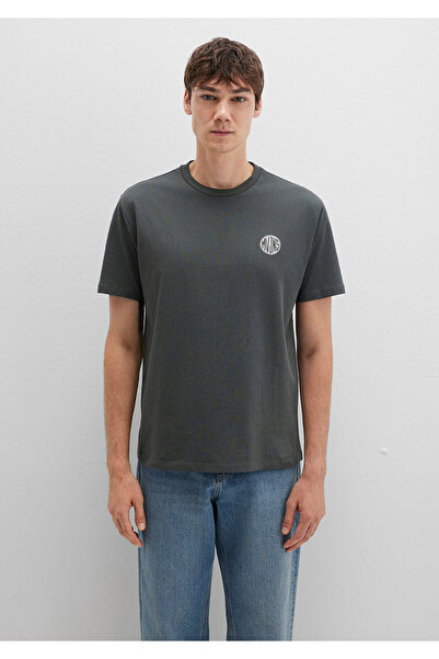 Mavi Λογότυπο εμπριμέ πράσινο μπλουζάκι Loose Fit / Loose Relaxed Fit 0613014-71598