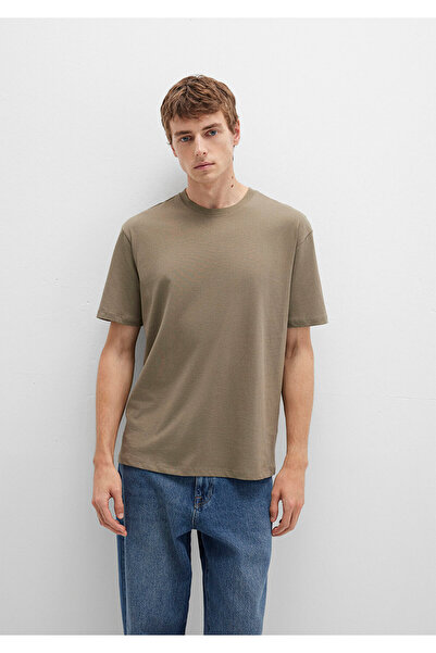 Mavi Khaki Basic T-Shirt Loose Fit / Loose Relaxed Fit 066249-71816