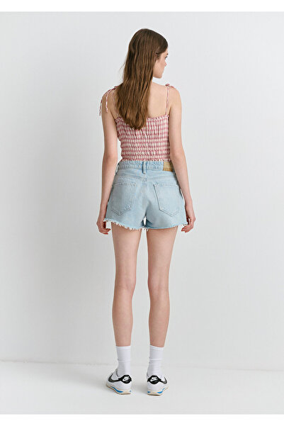 Mavi Tyra 90S Ice Blue Jean Shorts 1410011-89737