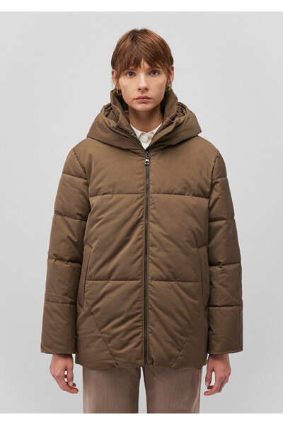 Mavi Brown Puffer Coat with Hood 1110075 -82046