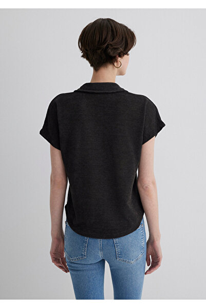 Mavi Μπλουζάκι Lux Touch Anthracite Polo Regular Fit 1612142 -70087