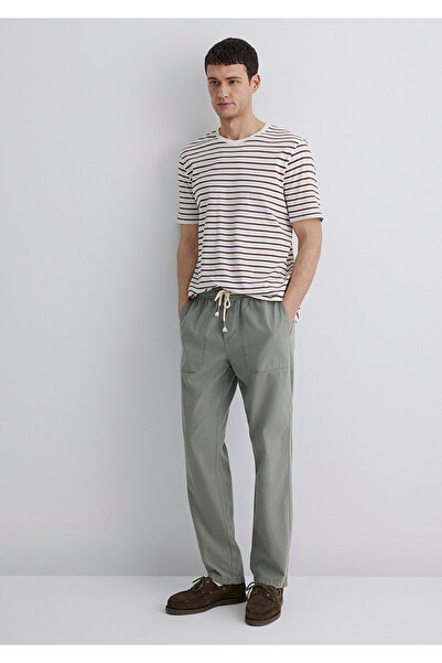 Mavi Green Lyocell Trousers 0010156-71484