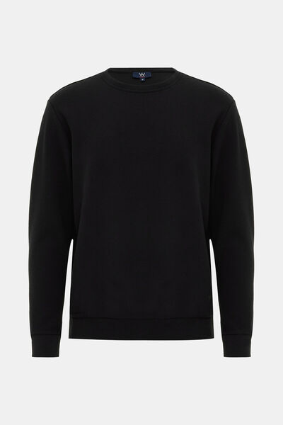 W Collection Black Crew Neck Long Sleeve Sweatshirt