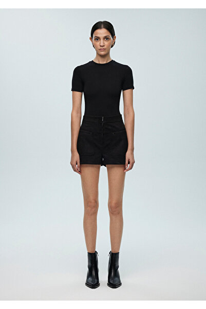 Mavi Black Woven Shorts 1410183 -900