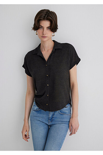 Mavi Μπλουζάκι Lux Touch Anthracite Polo Regular Fit 1612142 -70087