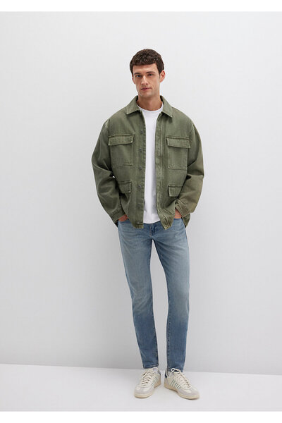 Mavi Pantaloni de blugi James Classic Denim Puslu Indigo Mavisi 0042489278