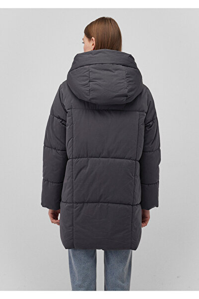 Mavi Hooded Anthracite Puffer Coat 1110489 -80106
