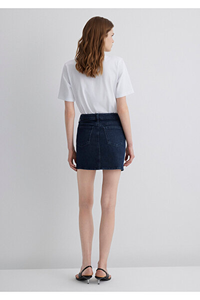 Mavi Shera Gold Premium Dark Blue Jean Skirt 1310650 -89226