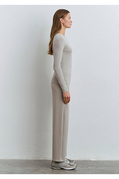 Mavi Sporty Lux Grey Lyosel T-Shirt Εφαρμοσμένο / Εφαρμοσμένο κόψιμο 1613032 -70112